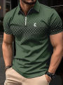 Business Men's Golf Polo Short Sleeve Polo Shirt Outdoor Casual Daily Streetwear Summer 3D Print Micro-elastic Polyester. 