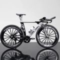 1:10 Mini Alloy Bicycle Model Diecast Metal Finger Racing Mountain Bike Folded Cycling Ornaments Collection Toys For Children.