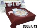 Exclusive Collection I Digital Home tex King Size Cotton Panel Bedsheet with Matching Two Pillow Covers (7.5 X 8.5 Feet) - Multicolor- by Home Style House. 
