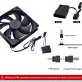 80mm 90mm 120mm Quiet Computer Fan Silent PC Fans For Computer PC Case GPU CPU Cooler Radiator Cooling. 