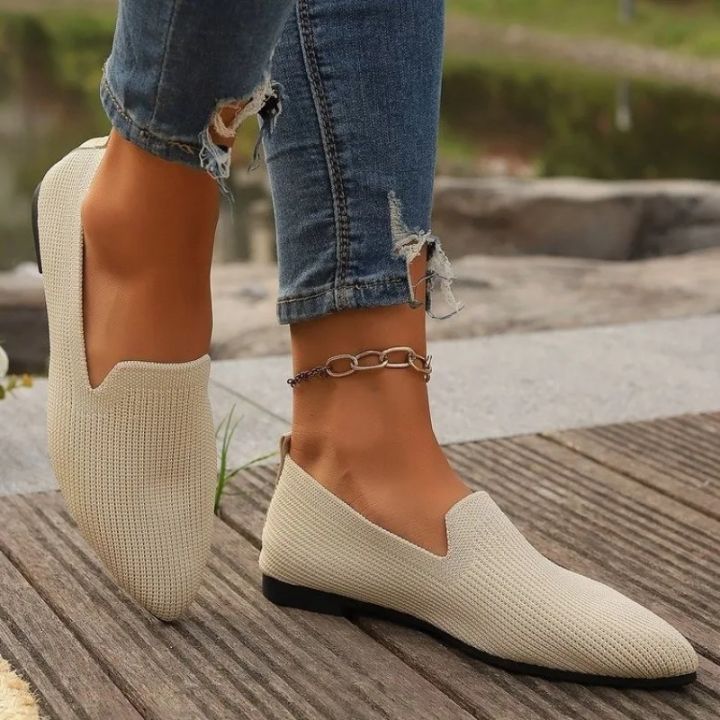 Women%20Solid%20Color%20Pointed%20Head%20Mesh%20Loafers%20Shallow%20Woman%20Soft%20Bottom%20Knit%20Ballet%20Flat%20Shoes%20Female%20Casual%20Slip%20on%20Boat%20Shoes%20-%20Image%204