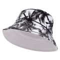 Men Women coconut tree Bucket Hat Cotton Printing Hip Hop Fisherman Panama Sun Hat Outdoor Street Casual Visor Bucket Cap.