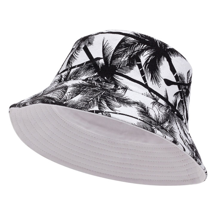 Men%20Women%20coconut%20tree%20Bucket%20Hat%20Cotton%20Printing%20Hip%20Hop%20Fisherman%20Panama%20Sun%20Hat%20Outdoor%20Street%20Casual%20Visor%20Bucket%20Cap%20-%20Image%206