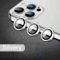 Metal Ring Camera Lens Protector Glass For iPhone 11 12 13 14 15 Pro Max Mini Plus Full Cover Camera Protector Lens Film. 