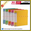 Display Book 60 Pocket Thin Plastic File Folder Display Presentation Book, A4 Size Random Color 1pcs - Innovative Design - Organize with Style. 