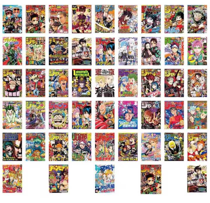 20Pcs Mix Anime Poster Stickers – Small Size Decorative Anime Stickers ...