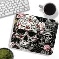 Flower Skull  Mouse Pad Desk accessories Computer Laptop Pad office Pad Keyboard Mouse Pad Game Console Pad. 