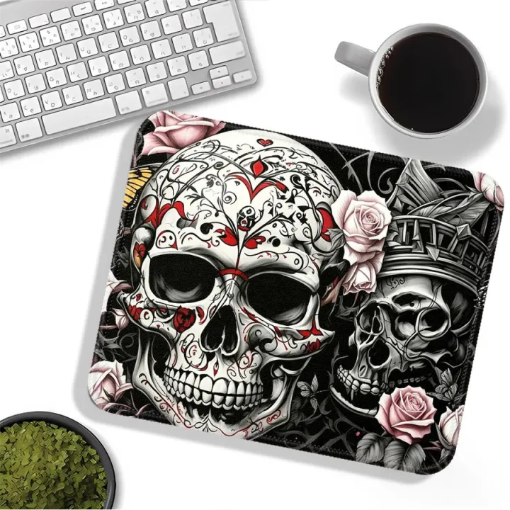 Flower%20Skull%20%20Mouse%20Pad%20Desk%20accessories%20Computer%20Laptop%20Pad%20office%20Pad%20Keyboard%20Mouse%20Pad%20Game%20Console%20Pad%20-%20Image%204