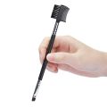 Eyebrow Eyelash Shaper Eyelash Comb Double Head Brush Makeup Grooming Tool Cosmetic With 3 Different Spoolie Brushes For Separating Lashes, Eliminating Mascara Clumps, Grooming Brows. 
