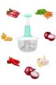 Hand Pat Food Processor Eater / Chopper Cutter / Handheld Vegetable Chopper/Mincer/Mixer/Blender to Chop Fruits Onions/Fresh Meat/Ginger/Herbs/Garlics. 