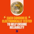 TROJAN Ultra Ribbed Condoms, Lubricated Condoms for Men, America’s Number One Condom, 12 Count. 