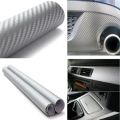 3D Carbon Fiber Vinyl Wrap Film Waterproof Car Stickers Console Computer Laptop Skin Auto Motorcycle Accessories. 