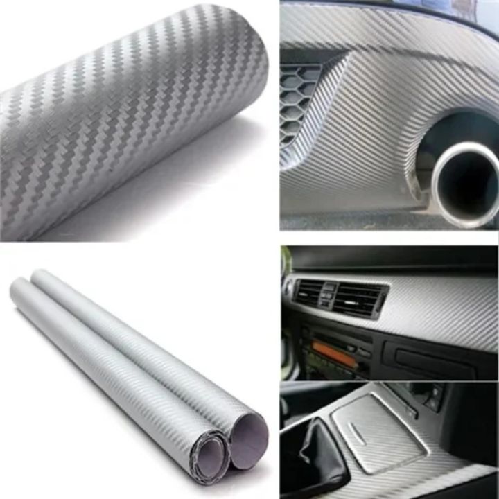 3D Carbon Fiber Vinyl Wrap Film Waterproof Car Stickers Console Computer Laptop Skin Auto Motorcycle Accessories
