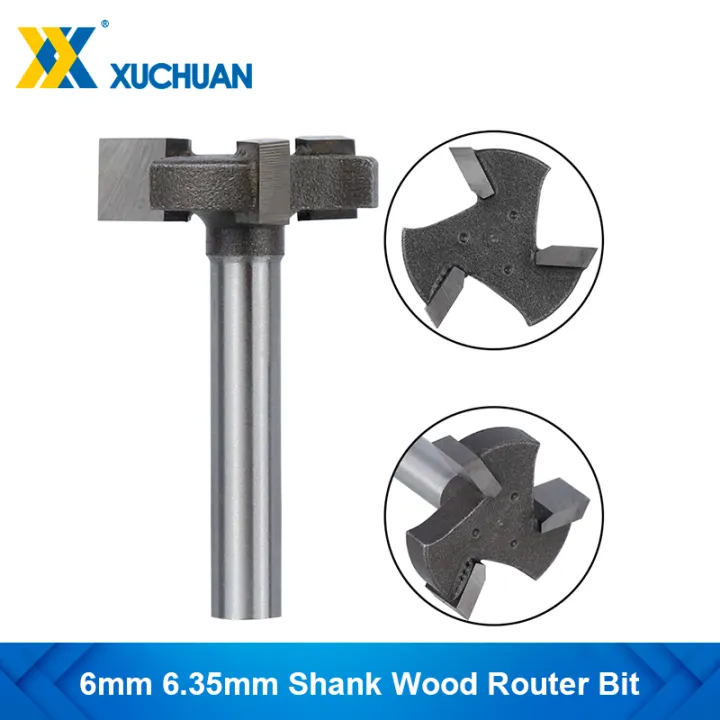 Slope Router Bit Spoilboard Surfacing Router Bit 6mm 6.35mm 12.7mm Shank Slab Flattening ...