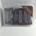 Snipers chocolate coated bar peanut caramel nougat 12pic 1boxx. 