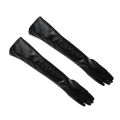 Fashion Women Leather Gloves Warm Winter Long Elbow Gloves Evening Party Soft Lined Gloves High Quality Leather Gloves. 