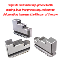 Chuck Three Jaws K11-80 K11-100 K11-125 K11-130 K11-160 K11-200 Universal Three-jaw Chuck Card Foot 3Pcs/Set Mechanical Lathe.
