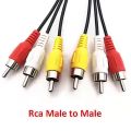 3 RCA to 3 RCA Composite AV Cable - Male to Male Audio Video Cable for TV/DVD/Home Theater (Wholesale Available). 