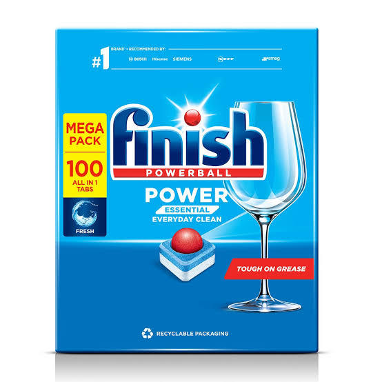 Finish Powerball All In One Deep Cln Lemon Sparkle - 100 Tablets