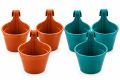 5 Pieces 12 cm Grill Planter/pack of 5 pcs grill planter/plastic flower tub.