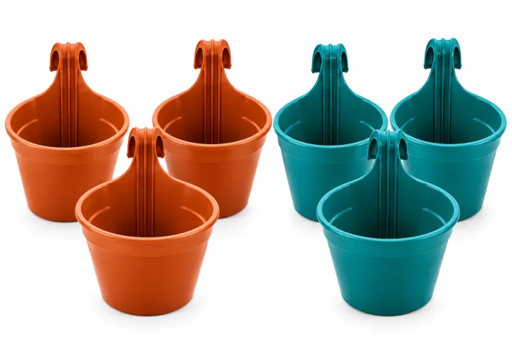 5%20Pieces%2012%20cm%20%20Grill%20Planter/pack%20of%205%20pcs%20grill%20planter/plastic%20flower%20tub%20-%20Image%203