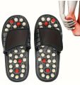 Rotating Acupressure Massage Slippers - Ergonomic EVA Sole Reflexology Foot Massager with Pressure Point Stimulation. 