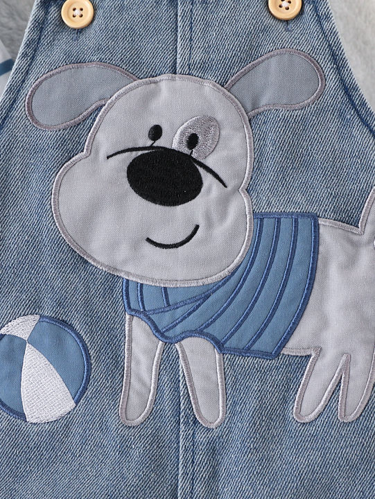 Baby%20Boy%20Striped%20T-Shirt%20+%20Cartoon%20Bear%20Denim%20Overalls%20Set,%20Cute%20Summer%20Casual%20Outfit%20for%20Going%20Out%20-%20Image%205