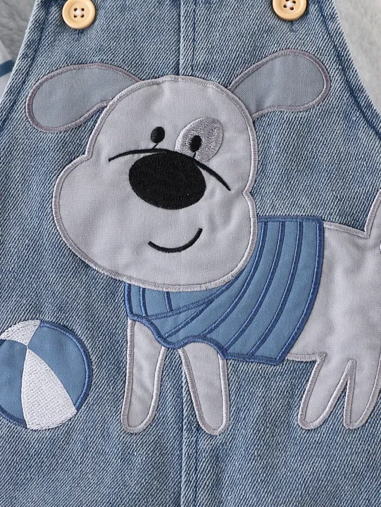 Baby%20Boy%20Striped%20T-Shirt%20+%20Cartoon%20Bear%20Denim%20Overalls%20Set,%20Cute%20Summer%20Casual%20Outfit%20for%20Going%20Out%20-%20Image%205