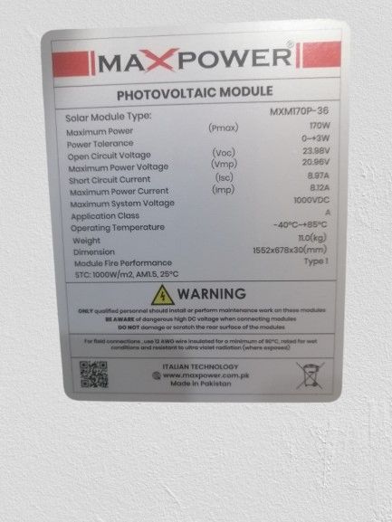 Max%20Power%20ITLIAN%20technology%20Poly%20Crystalline%20Solar%20Panel%20Plate%2024v%20MXM170P-36%20Watts%20Heavy%20Duty%20Imported%20Blue%20Brand%20-%20Image%204