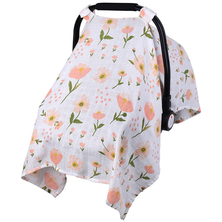 Muslin%20Cotton%20Infant%20Car%20Seat%20Canopy%20Soft%20Breathable%20Carrier%20Covers%20Summer%20Stroller%20Sun%20Shade%20Lightweight%20for%20Newborn%20Boys%20Girls%20-%20Image%207