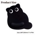 Big-eyed Cat Mouse Pad Non-Slip Comfortable Wrist Rest Typing Pad Dirt-resistant Soft Ergonomic Mouse Pad For Computer Office. 
