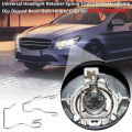 Headlight Retainer Spring Clamp Headlamp Retaining Spring Clips 3 Sizes Bendable Stainless Steel for H1 H3 H4 H7 Bulbs. 