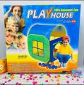 play tent house for kids- now available in rainbow color and in Parshute material easy to Cary. 