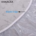 10pcs Fitted Round Tablecloth Transparent Waterproof Oil-Proof Table Cover Protector Cloth Dinning Table Table Covers Home. 