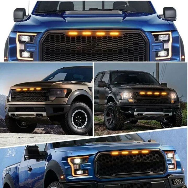 Universal%20Car%20Front%20LED%20Grille%20Light%20Smoked%20Amber%20White%204LED%20Grill%20Light%20Eagle%20Eye%20Lamp%20for%20Off%20Road%20Trunk%20SUV%20Ford%20Toyota%20Strip%20-%20Image%204