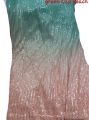 Double Shaded Sequin Fabric on Net with Silver Sequins – Shimmery and Shiny. 