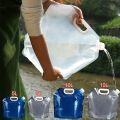 5L/10L Collapsible Water Container Water Storage Jug Bag for Outdoor Camping Hiking Emergency Survival. 