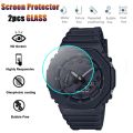 2Pcs 9H Tempered Glass Screen Protector For Casio G Shock GA2100 DW5600 DW-6900/7900 GW-6900/7900 GM-6900 GDX-6900 G-6900/7900. 