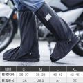 Rain Boot Shoe Cover Black Waterproof with Reflector High Top Clear Shoes Dust Covers for Motorcycle Bike Rain Cover Men Women.