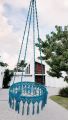 macrame swing hanging chair. 