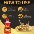 National Pitambari Gel 250mL Metal Shining Liquid. 