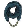Women Cotton Linen Necklace Pendant Scarf Ethnic Style Soft Necklace Scarf Fashion designer scarf Ethnic Jewelry Necklace Scarf. 