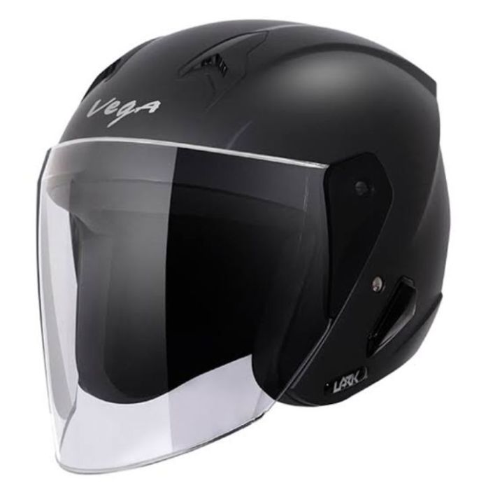 Vega Lark Half Face Bike Helmet Black