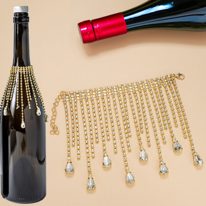 Crystal%20Fringe%20Bottle%20Cover,%20for%20Wedding,%20Birthday,%20Valentine's%20Day,%20Party%20Table%20Centerpieces,%20with%20Champagne,%20Sherry,%20Port%20Wine%20Bottle%20-%20Image%207