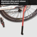 Mountain Bike Foot Support Quick-release Tripod Aluminum Alloy Bicycle Support Car Kick Bracket Side Support Stand Outdoor Sport. 