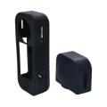 Full Body Protective Case For Insta360 X4 Air Portable Shockproof Dustproof Silicone Cover With Lens Cap.
