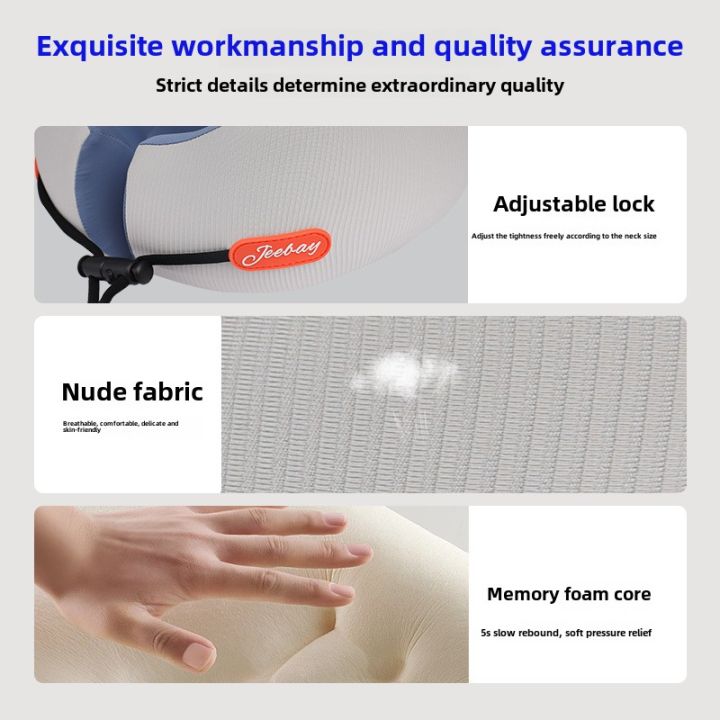Memory%20Foam%20Ice%20Silk%20Neck%20Support%20Pillow%20Summer%20Travel%20Airplane%20U%20Shaped%20Portable%20Compact%20Pillow%20for%20Car%20Office%20Nap%20-%20Image%204