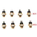 M16 65/75/80/85/90/95° Durable Brass Motorcycle Radiator Coolant Fan Water Temperature Thermostat Switch Efficient Performance. 