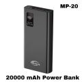 Moxx mp-20-22.5w 20000mah powerbank double port double usb. 