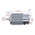 DC 12V 555 DC Motor High Speed RS-555 Multipurpose Brushed Motor High RPM For Gas Pump , Air Pump and multipurpose. 